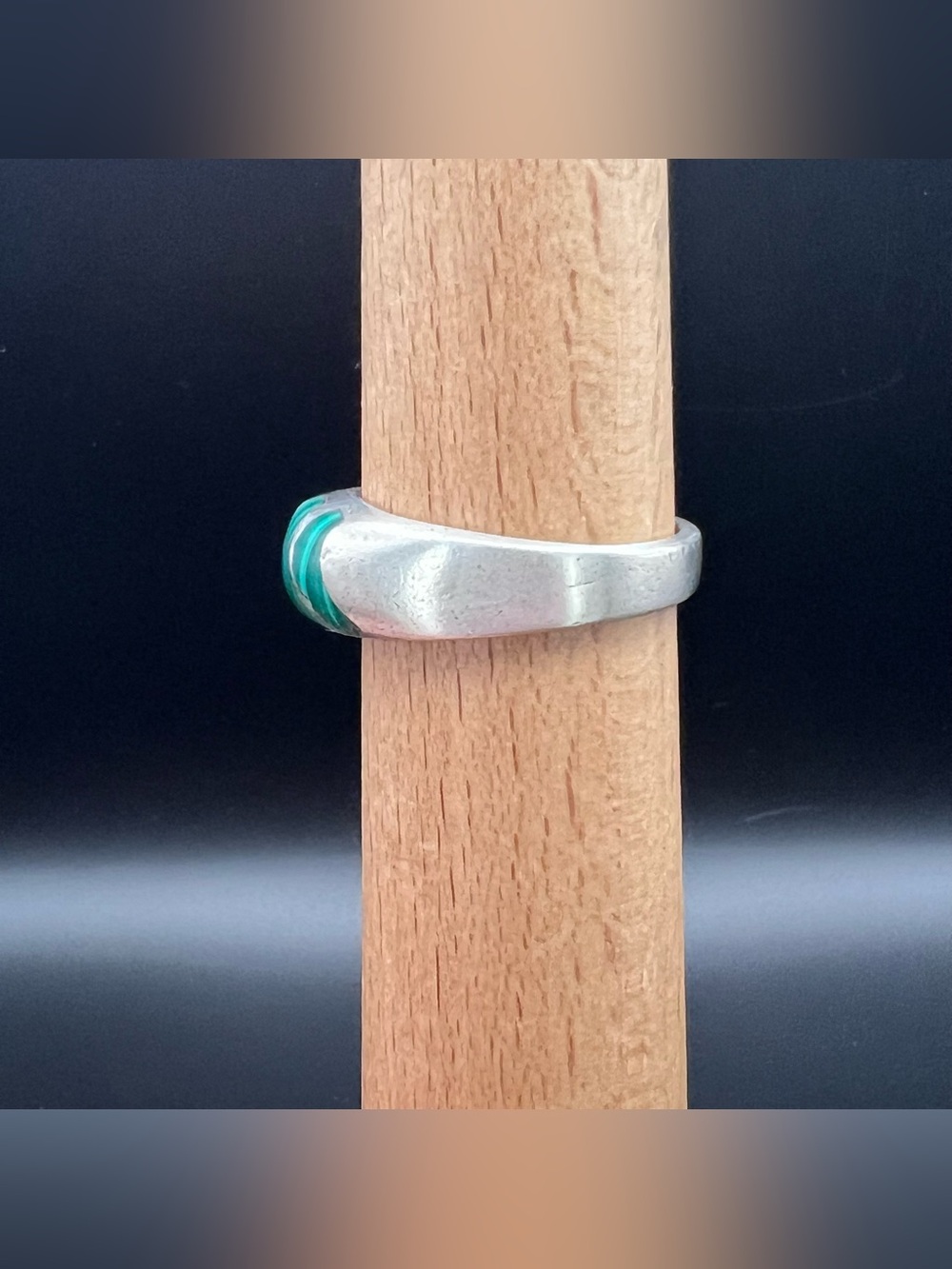 TAXCO Mexico Malachite Ring - Picture 3 of 6